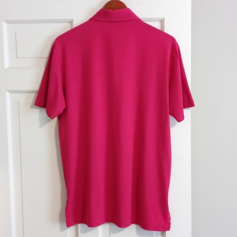 💓VTG Polo Golf💓 - Fuchsia "Vintage Isle" S/S Polo - Picture 2 of 13